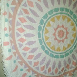 Colorful Round Beach Blanket